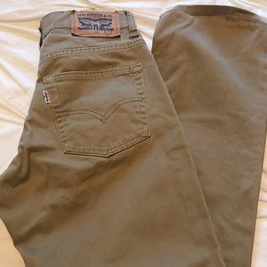 Boys Levi’s Khaki 511 Slim Jeans